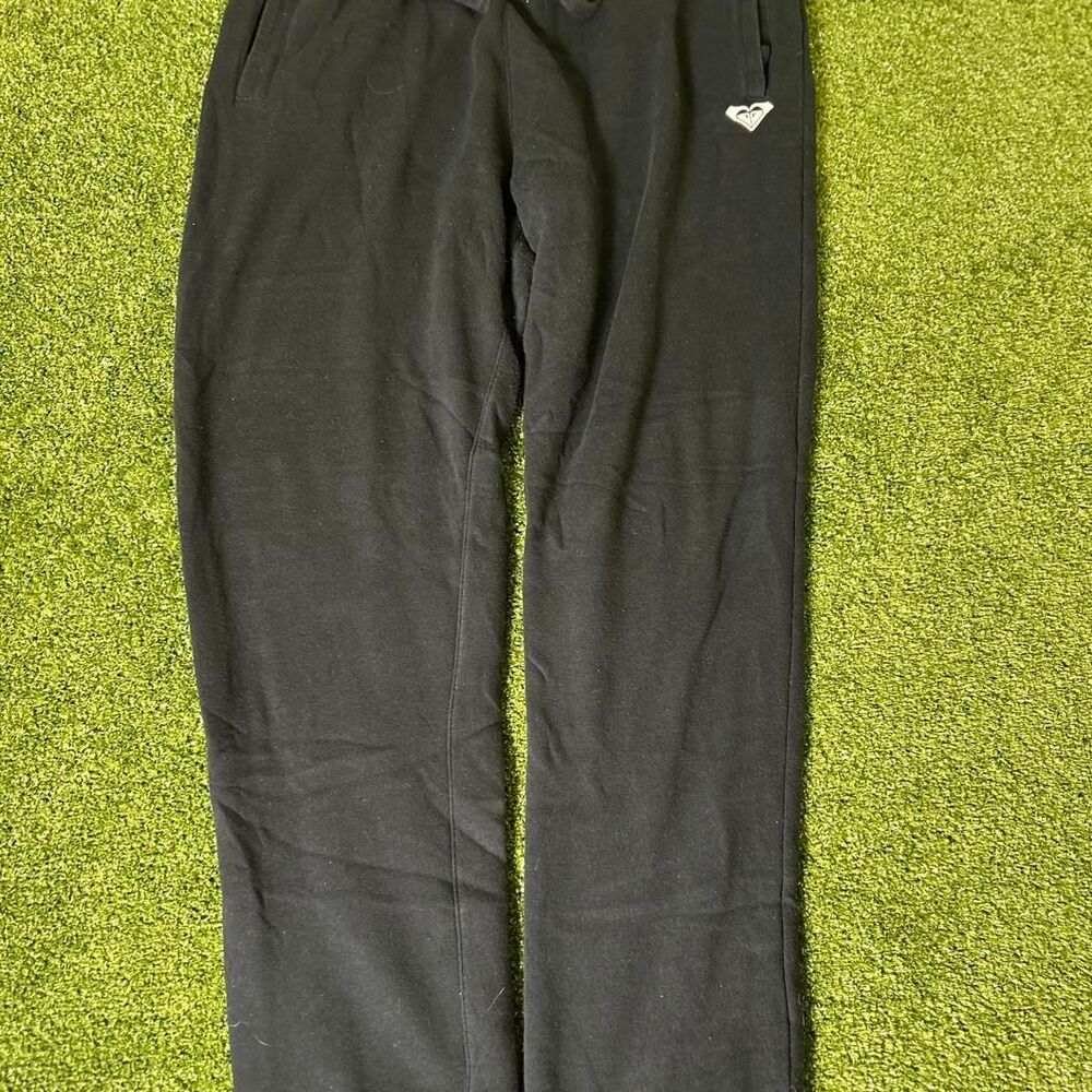 Roxy Women's Black and Grey Joggers-tracksuits